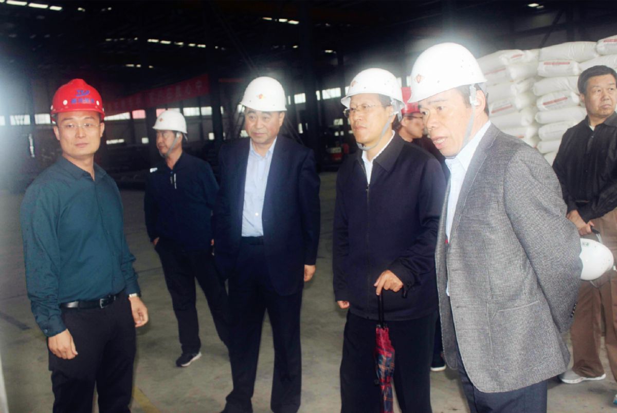 定西市政協主席陳尊鋒、市委常委、常務副市長陳曾勇 一行領導蒞臨我公司開展企業考察